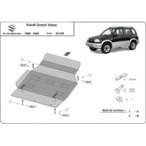 Protection sous moteur et de la radiateur Suzuki Grand Vitara