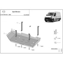 Protection réservoir AdBlue Opel Movano C