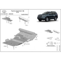 Protection Sous Moteur Toyota Land Cruiser 150 - Aluminium