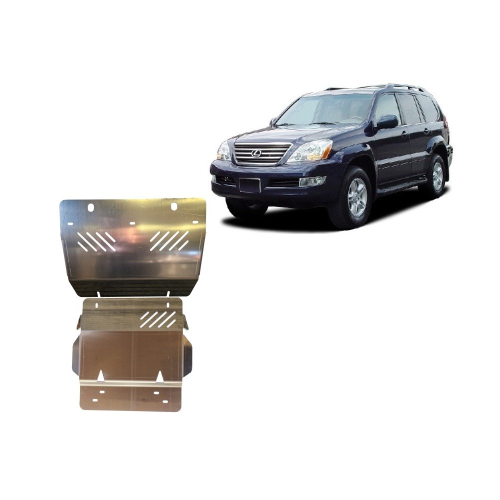 Protection Sous Moteur Toyota Hilux Revo Lexus GX - Aluminium