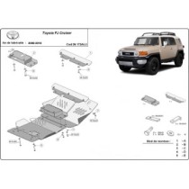 Protection Sous Moteur FJ Cruiser -Aluminium