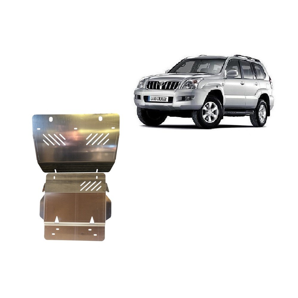 Protection Sous Moteur Toyota Land Cruiser J120 - Aluminium