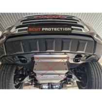 Aluminium protection de la boîte de vitesse Jac T8