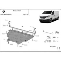 Protection sous moteur et de la boîte de vitesse Renault Trafic 3 facelift