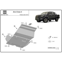 Protection sous moteur et de la radiateur Evo Cross 4