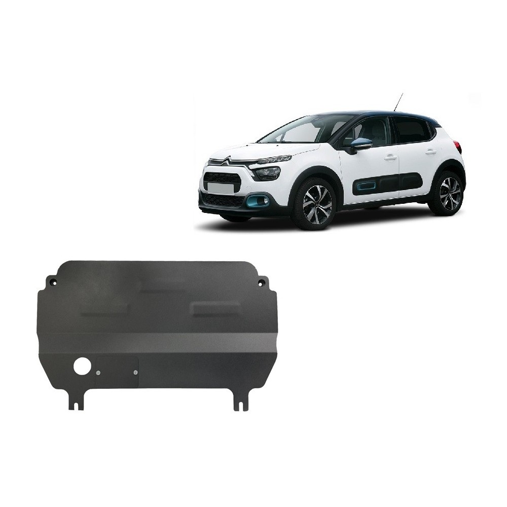 Protection sous moteur et de la boîte de vitesse Citroen C3