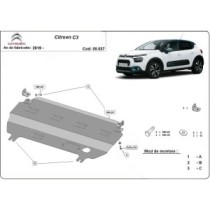 Protection sous moteur et de la boîte de vitesse Citroen C3