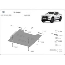 Protection de la boîte de transfert Volkswagen Amarok 2