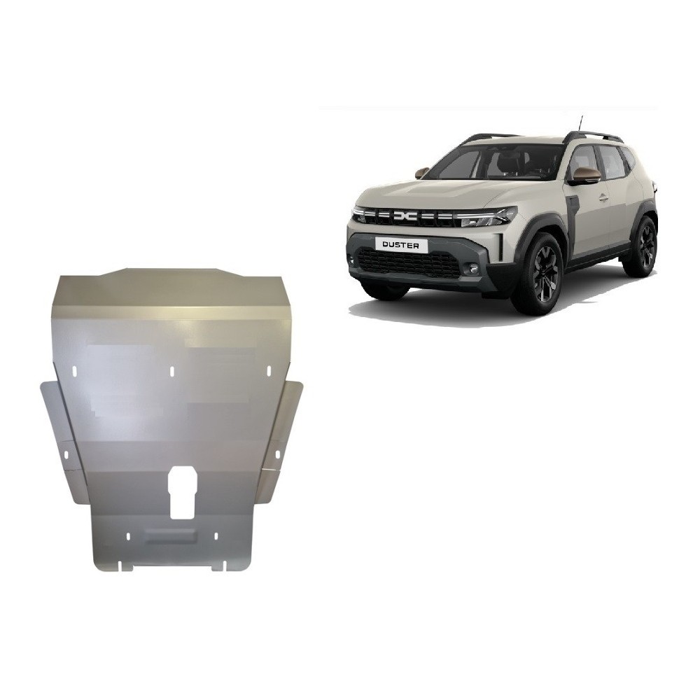 Protection sous moteur et de la boîte de vitesse Dacia Duster Aluminium- 4x4
