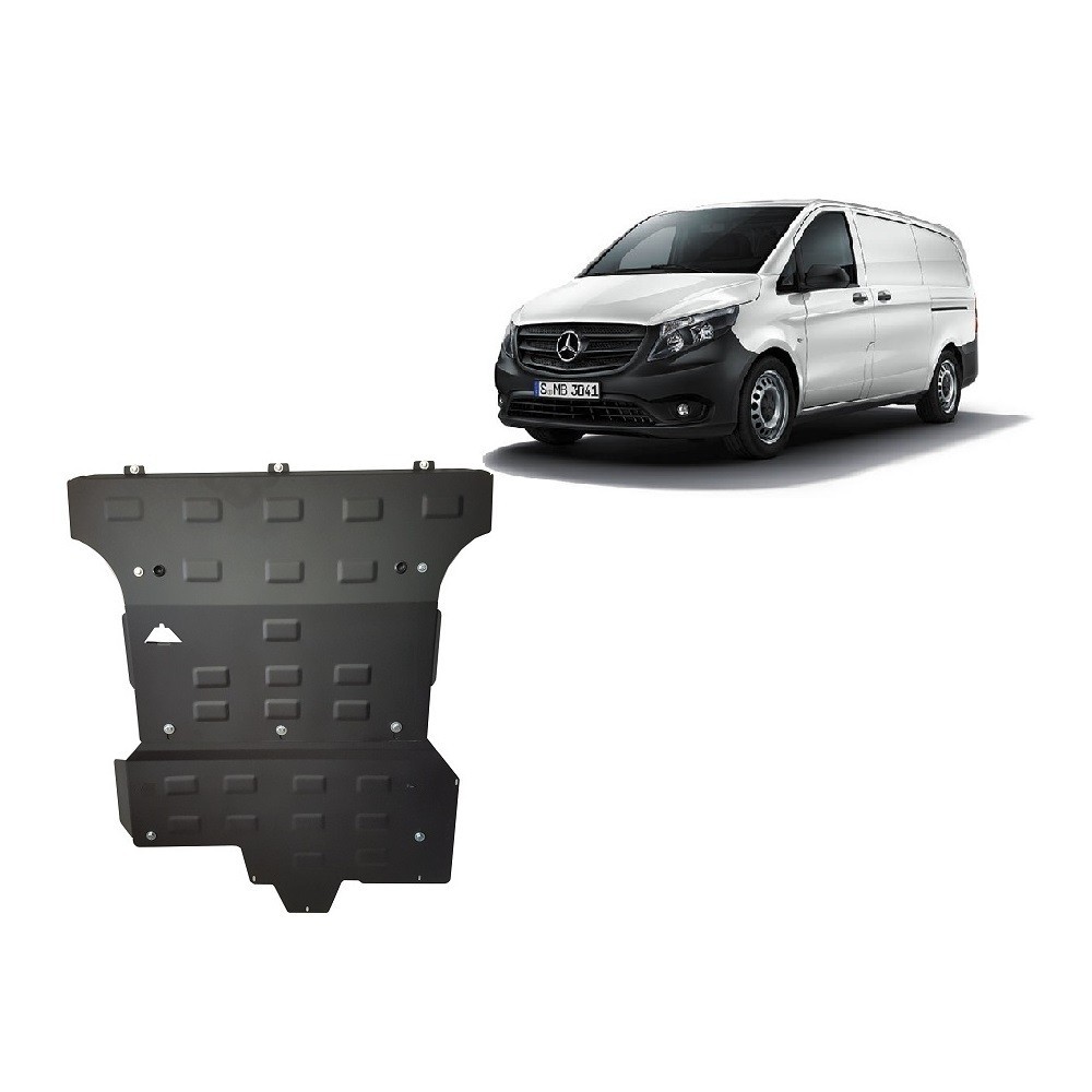 Protection sous moteur et de la boîte de vitesse Mercedes Viano W447 2.2 D, 4x4
