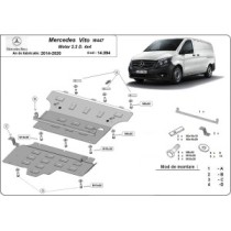 Protection sous moteur et de la boîte de vitesse Mercedes Vito W447 2.2 D, 4x4