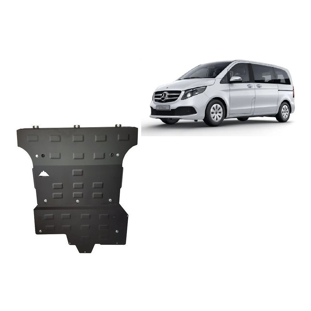 Protection sous moteur et de la boîte de vitesse Mercedes V-Class W447 2.2 D, 4x4