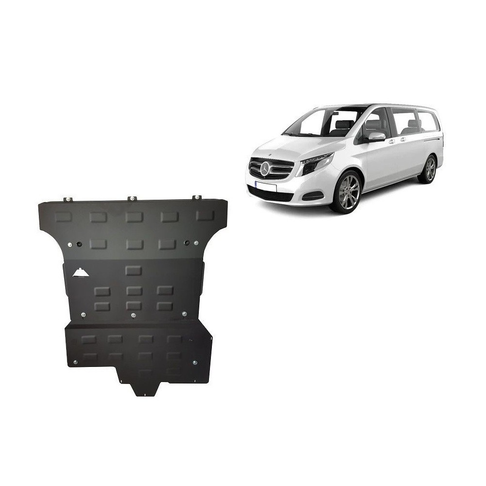 Protection sous moteur et de la boîte de vitesse Mercedes Vito W447 2.2 D, 4x4