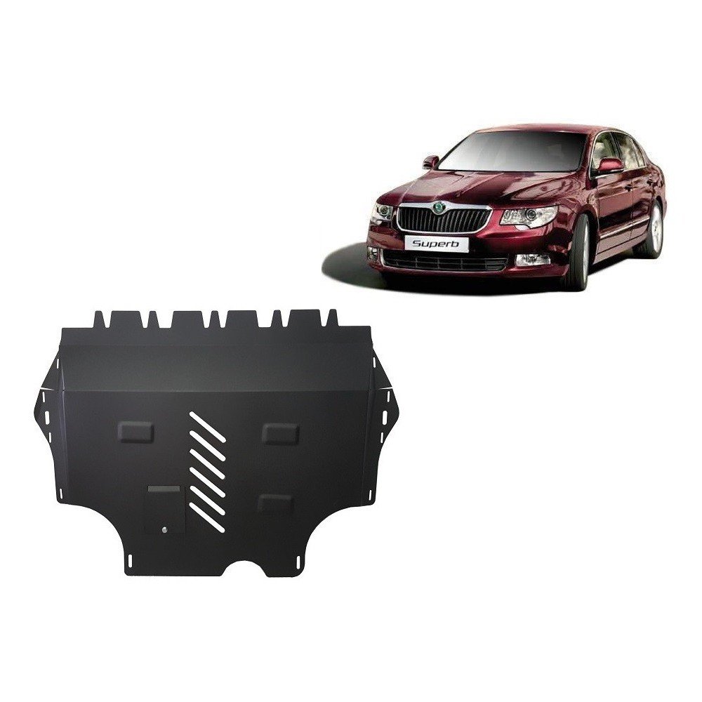 Protection sous moteur et de la boîte de vitesse Skoda Superb