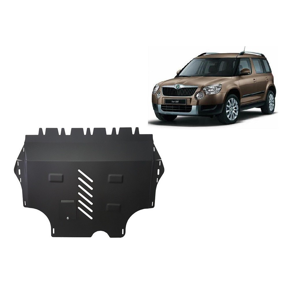 Protection sous moteur et de la boîte de vitesse Skoda Yeti