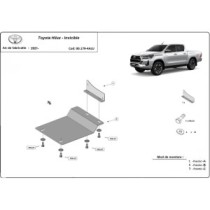 Protection de capteur DPF Toyota Hilux - Aluminium