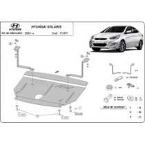 Protection sous moteur et de la boîte de vitesse Hyundai Solaris