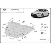 Protection sous moteur et de la boîte de vitesse Toyota Camry - Aluminium