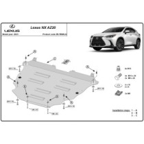 Protection sous moteur et de la boîte de vitesse Lexus NXAZ20 - Aluminium