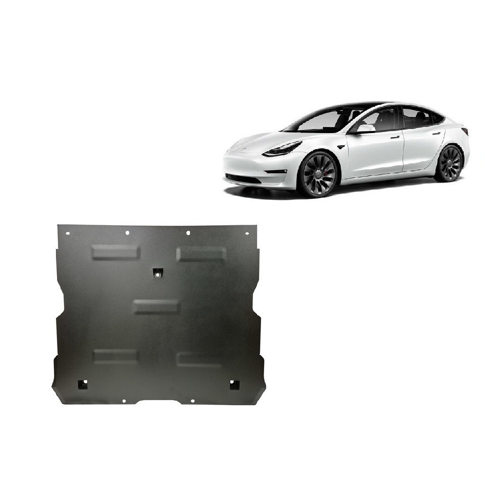 Protection sous moteur électrique avant pour Tesla Model 3 AWD
