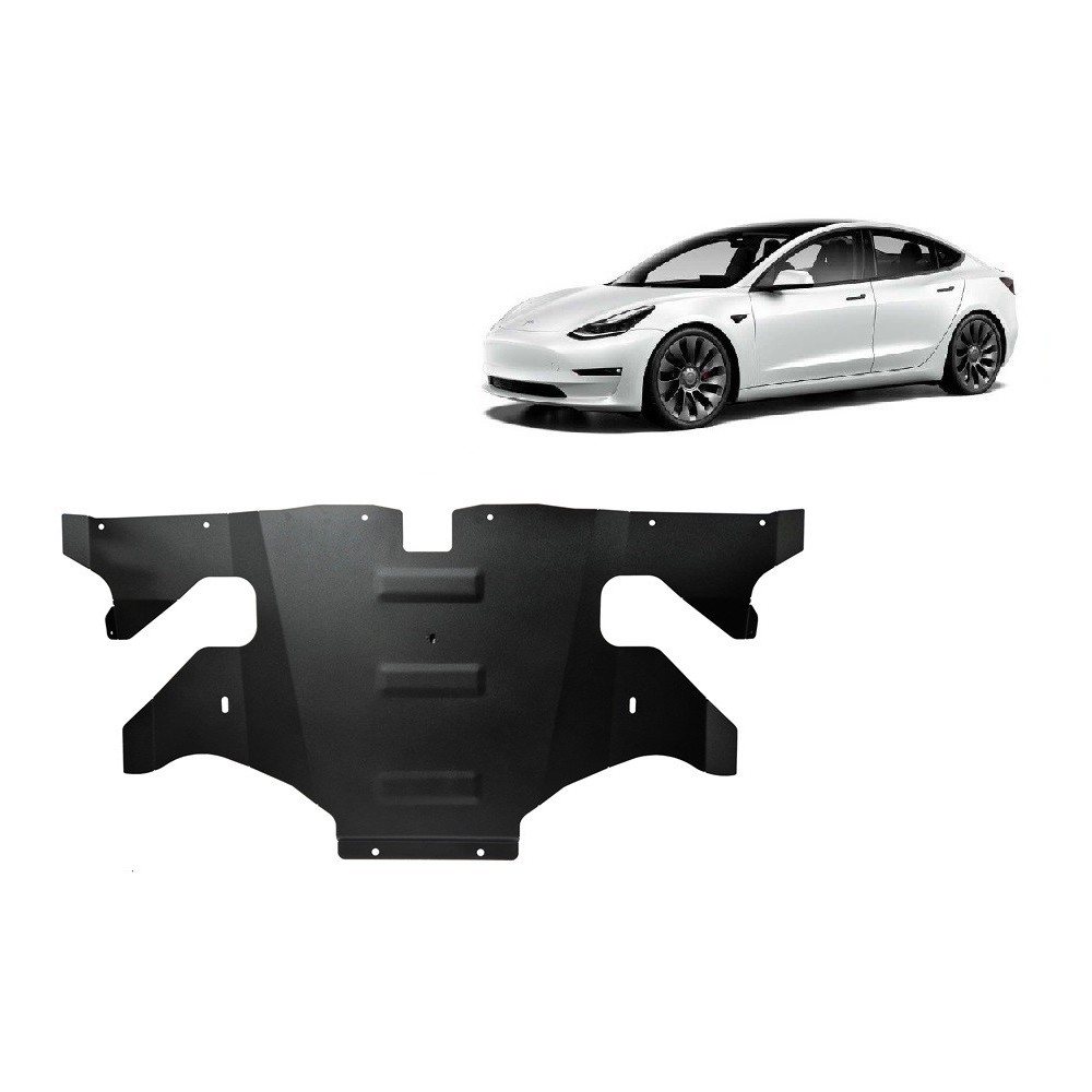 Protection sous moteur électrique arrière Tesla Model 3 AWD/RWD