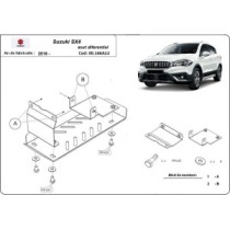 Aluminium protection du différentiel Suzuki SX4