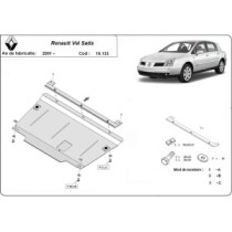 Protection sous moteur et de la boîte de vitesse Renault Vels Satis