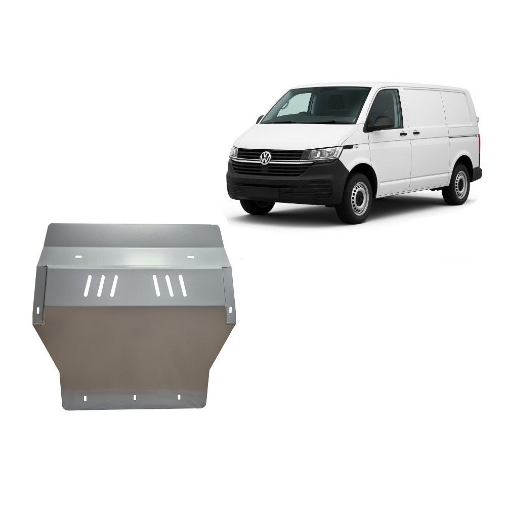 Acier galvanisé protection sous moteur et de la boîte de vitesse Volkswagen Transporter T6.1