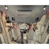 Protection de la boîte de transfert Audi Q5