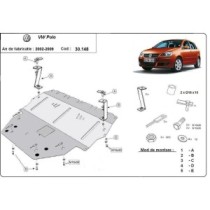 Protection sous moteur et de la boîte de vitesse Vw Polo - diesel