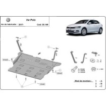 Protection sous moteur et de la boîte de vitesse VW Polo