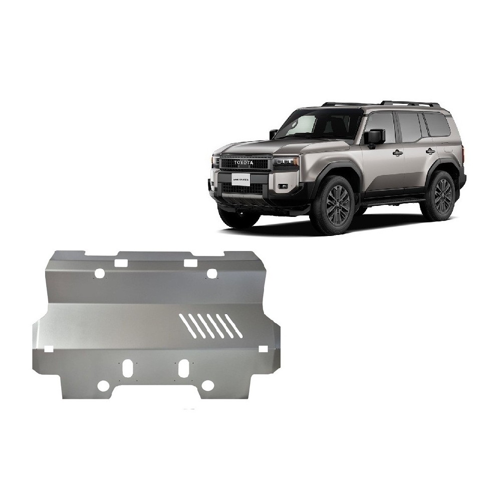 Protection de radiateur Toyota Land Cruiser 250 - Aluminium