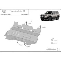 Protection de radiateur Toyota Land Cruiser 250 - Aluminium