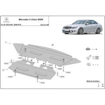 Protection sous moteur et de la radiateur Mercedes C-Class W204