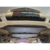 Protection sous moteur et de la radiateur Mercedes C-Class W204
