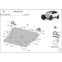 Protection sous moteur et de la boîte de vitesse Mitsubishi ASX