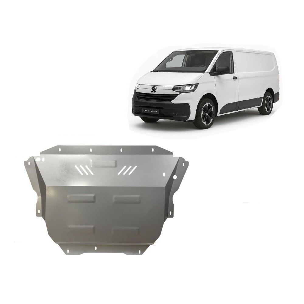 Acier galvanisé protection sous moteur et de la boîte de vitesse Volkswagen Transporter T7