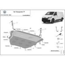 Acier galvanisé protection sous moteur et de la boîte de vitesse Volkswagen Transporter T7