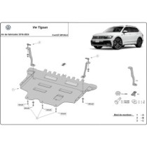 Aluminium protection sous moteur et de la boîte de vitesse VW Tiguan