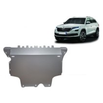 Aluminium protection sous moteur et de la boîte de vitesse Skoda Kodiaq