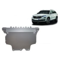 Aluminium protection sous moteur et de la boîte de vitesse Skoda Kodiaq