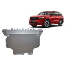 Aluminium protection sous moteur et de la boîte de vitesse Skoda Kodiaq