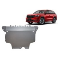 Aluminium protection sous moteur et de la boîte de vitesse Skoda Kodiaq