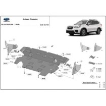 Protection sous moteur et de la radiateur Subaru Forester 5