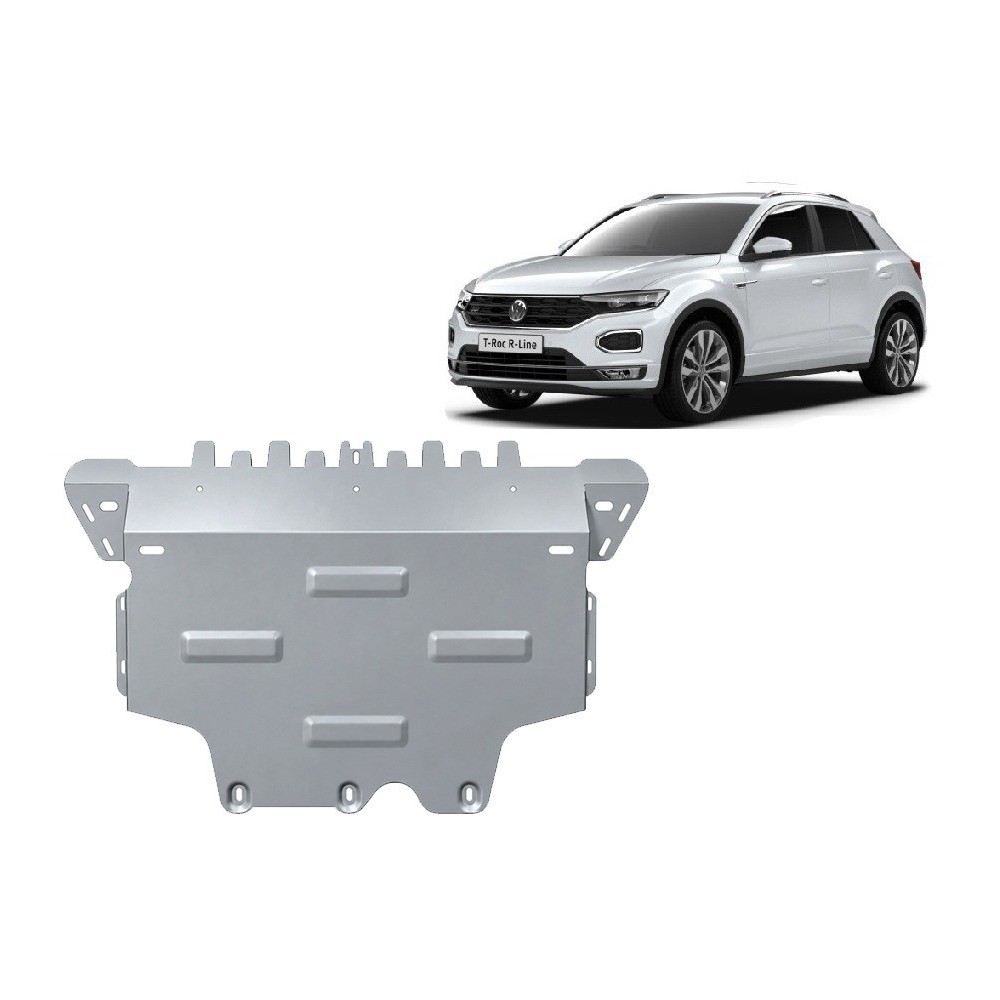 Aluminium protection sous moteur et de la boîte de vitesse Volkswagen T-Roc