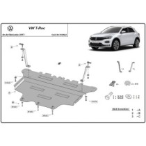 Aluminium protection sous moteur et de la boîte de vitesse Volkswagen T-Roc