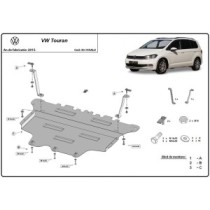Aluminium protection sous moteur et de la boîte de vitesse VW Touran