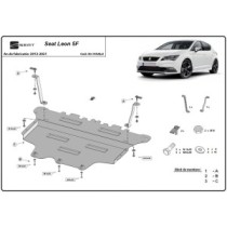 Aluminium protection sous moteur et de la boîte de vitesse Seat Leon Mk3 5F