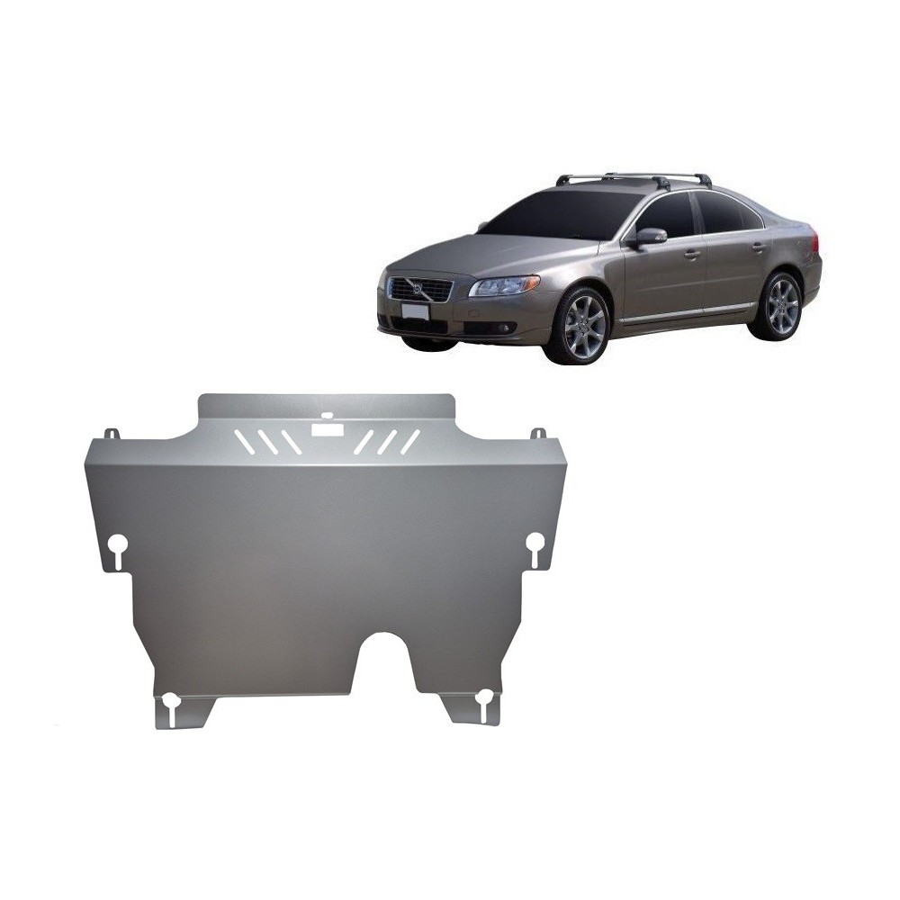 Aluminium protection sous moteur et de la boîte de vitesse Volvo S80