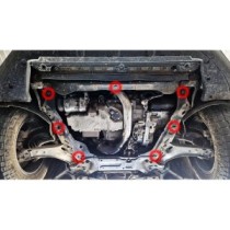 Aluminium protection sous moteur et de la boîte de vitesse Volvo S80